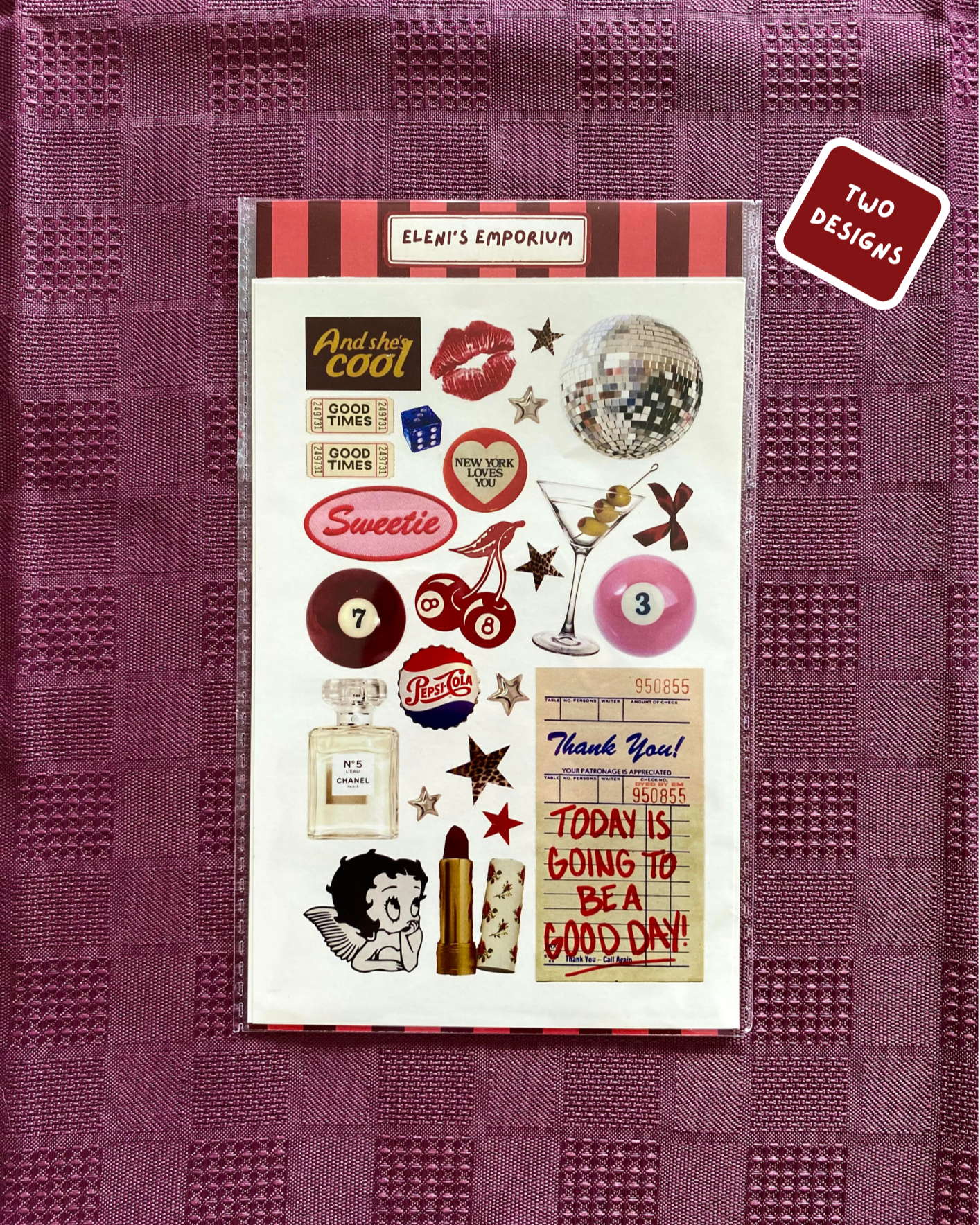 Girls Night Stickers 2 Pack