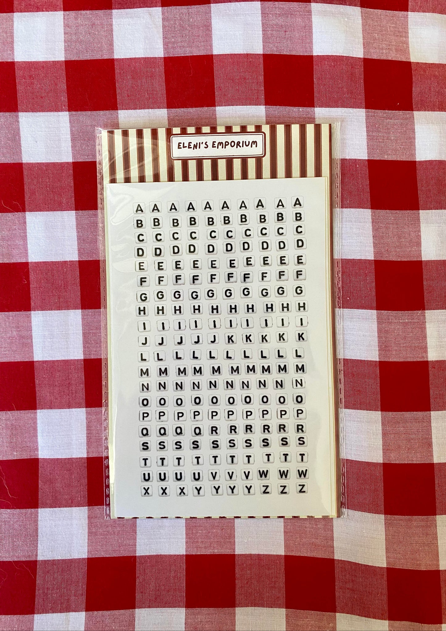 Medium Alphabet Stickers 2 Pack