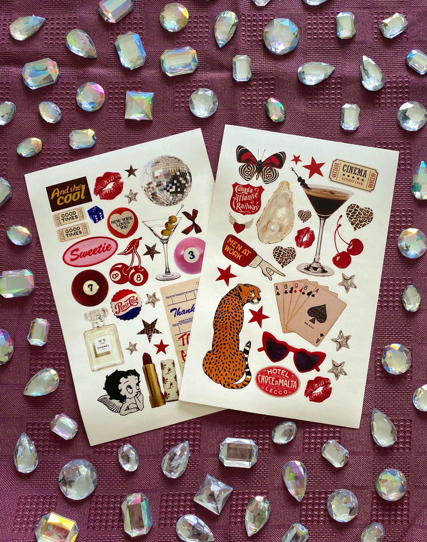 Girls Night Stickers 2 Pack