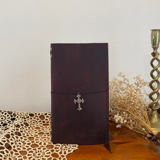 Crimson Trifold Journal