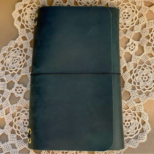 Fern Trifold Leather Journal