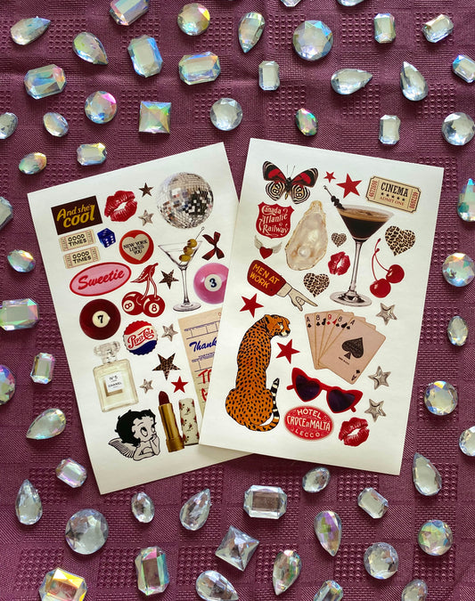 Girls Night Stickers 2 Pack