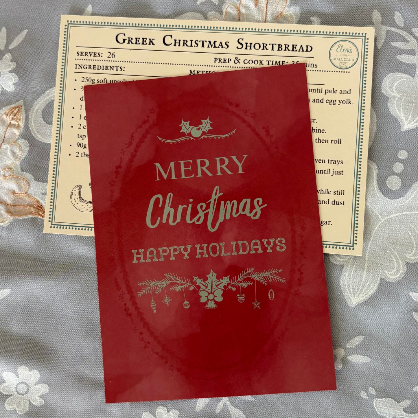 Christmas Postcard and Recipe Bundle