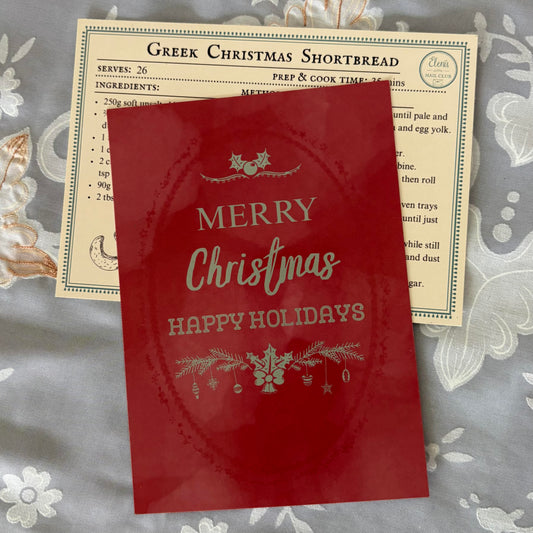 Christmas Postcard and Recipe Bundle