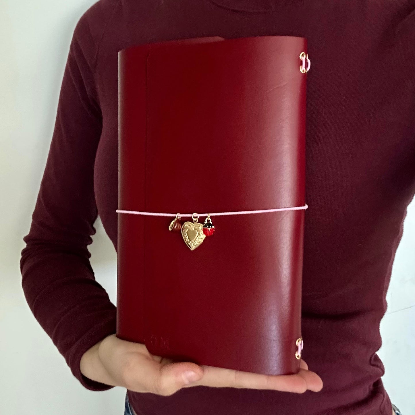 Cherry Trifold Journal
