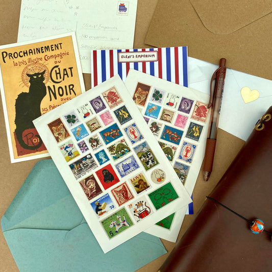 Stamp Stickers 2 Pack