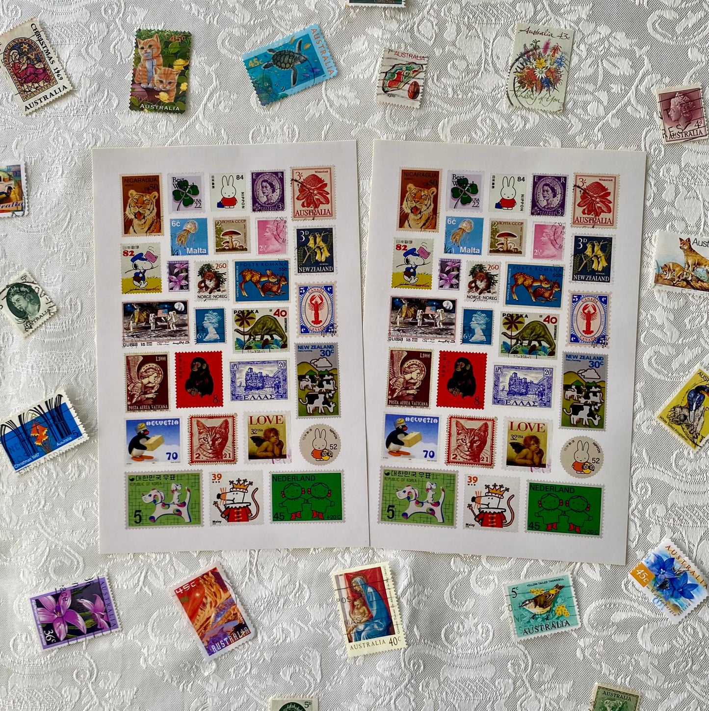 Stamp Stickers 2 Pack